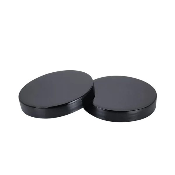 Couvercle à Vis en Plastique Lisse Noir pour Pot à Large Ouverture morocco cap twist off