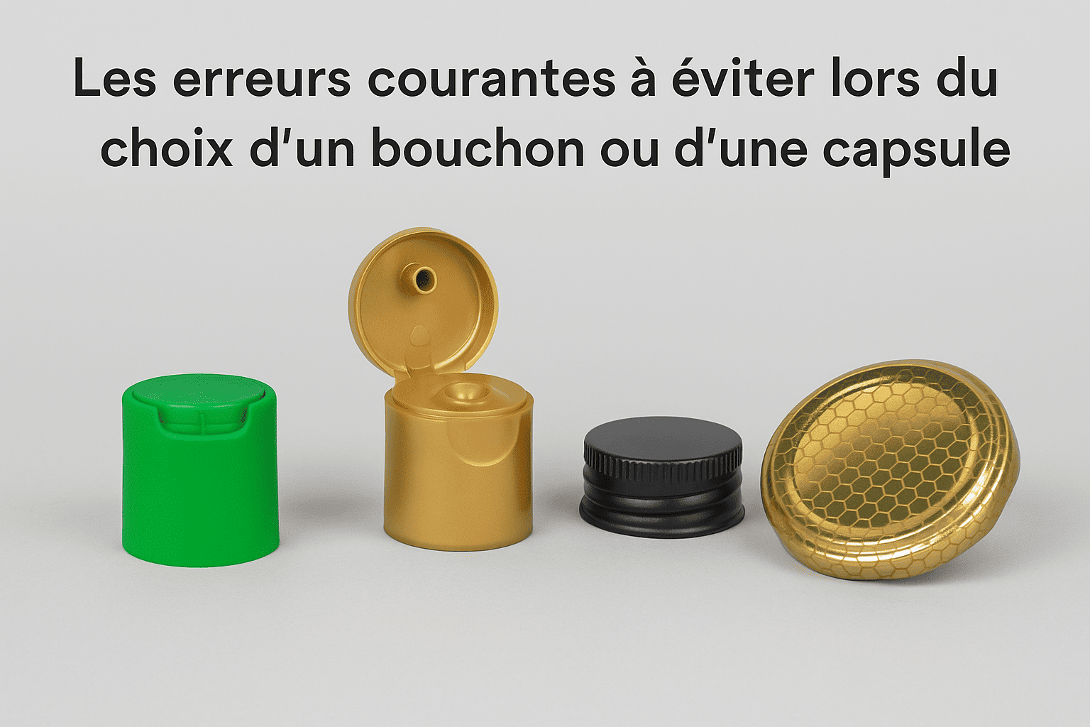 Les erreurs courantes à éviter lors du choix d’un bouchon ou d’une capsule