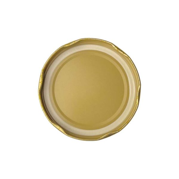 Couvercles dorés avec motif abeille – Pour un pot de miel qui incarne l’élégance, la nature et l’authenticité twist off