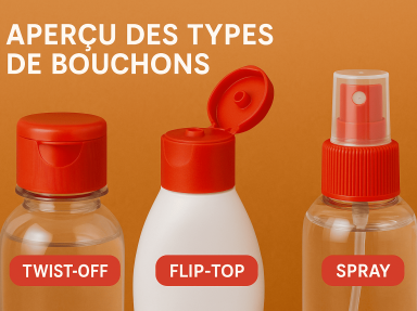 Twist-off, flip-top, spray… Tout savoir sur les différents types de bouchons